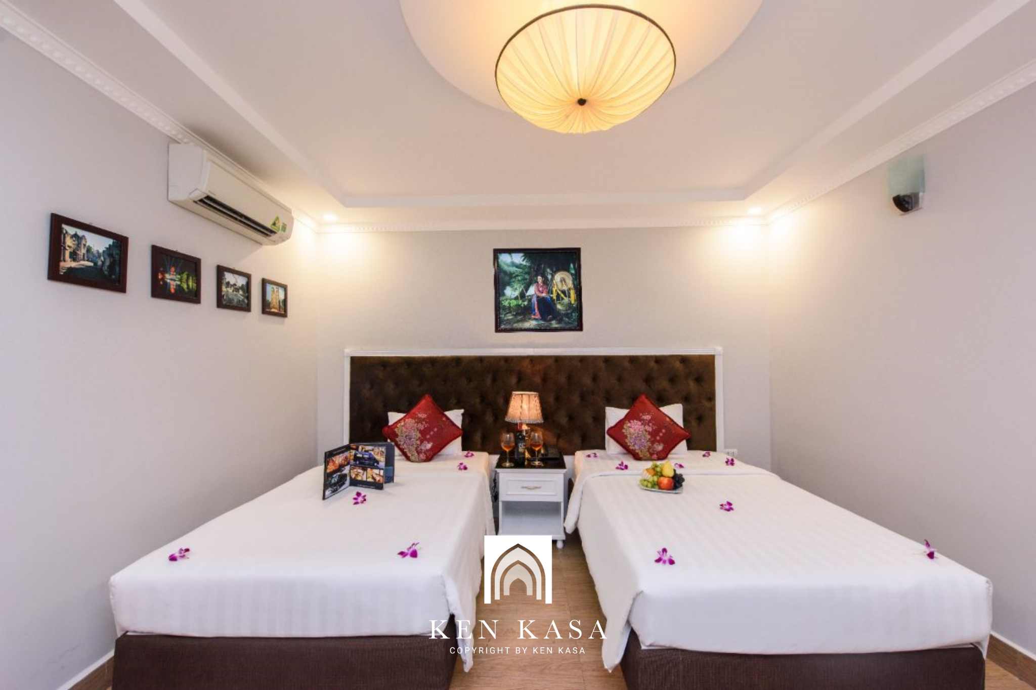 Phòng superior với hai giường đơn tại Hà Nội Morning Hotel 